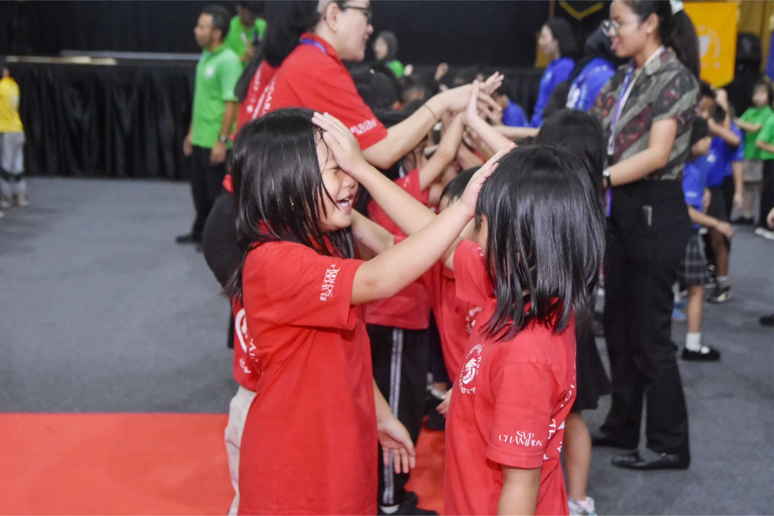 students of early childhood education programme from Sekolah Victory Plus - The leading International Baccalaureate School in Indonesia are playing at amarta hall